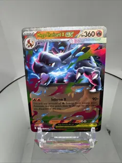 Mega Charizard X EX 013/094 Phantasmal Flames Pokemon Card TCG Ultra Rare - Image 1