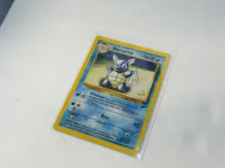 Wartortle Gold Foil W Wizards of the Coast Stamp Base Set 2 Card 63/130 Pokemon - Image 1