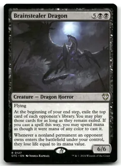 Brainstealer Dragon NM Normal R Commander: Outlaws of Thunder Junction 127 - Image 1