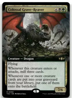 Colossal Grave-Reaver (Extended Art) NM Normal R Commander: Tarkir: Dragonstorm - Image 1