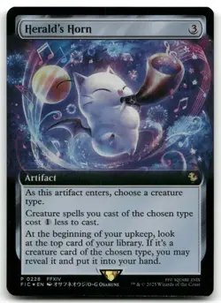 Herald's Horn (Extended Art) NM Foil P Buy-A-Box Promos 228 - Image 1