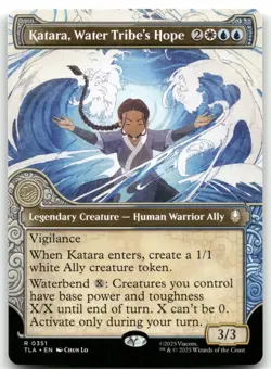 Katara, Water Tribe's Hope (Showcase) NM Normal R Avatar: The Last Airbender 351 - Image 1