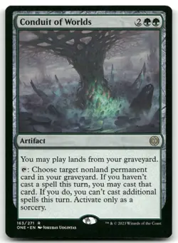 Conduit of Worlds NM Normal R Phyrexia: All Will Be One 163 - Image 1