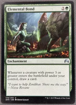 Elemental Bond Magic Origins Uncommon NM Magic: The Gathering 174 Normal - Image 1
