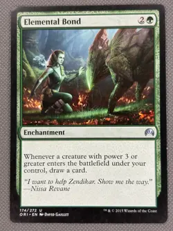 Elemental Bond Magic Origins Uncommon NM Magic: The Gathering 174 Normal - Image 2