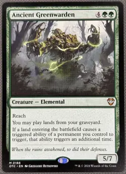 Ancient Greenwarden NM Outlaws of Thunder Junction Commander 2024 - Image 1
