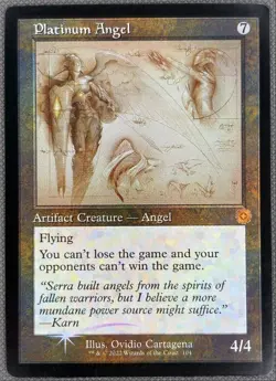 Platinum Angel (Schematic) FOIL NM The Brothers' War Retro Artifacts 2022 - Image 1