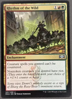 Magic The Gathering MTG RHYTHM OF THE WILD Ravnica Allegiance NM Near Mint - Image 1