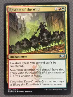 Magic The Gathering MTG RHYTHM OF THE WILD Ravnica Allegiance NM Near Mint - Image 2
