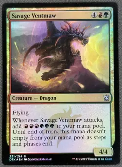 Savage Ventmaw - FOIL - Dragons of Tarkir *NM* NEAR MINT MTG - Image 1