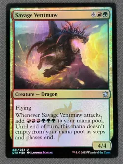 Savage Ventmaw - FOIL - Dragons of Tarkir *NM* NEAR MINT MTG - Image 2