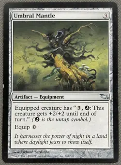 Umbral Mantle - Shadowmoor - LP - MTG - Colorless - Artifact - Uncommon - Image 1