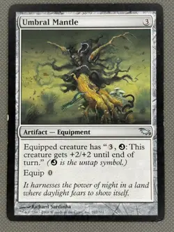 Umbral Mantle - Shadowmoor - LP - MTG - Colorless - Artifact - Uncommon - Image 2