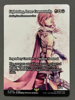 Isshin, Two Heavens as One "Lightning, Lone Commando" - Showcase FCA NM MTG - Image 2