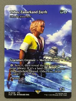 Thrasios, Triton Hero "Tidus, Zanarkand Fayth" - Showcase FCA NM MTG - Image 2