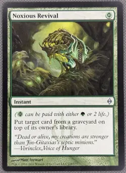 Noxious Revival - MTG New Phyrexia - NM - Image 1