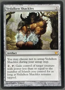 Magic The Gathering MTG VEDALKEN SHACKLES Modern Masters NM Near Mint - Image 1
