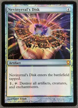 Nevinyrral's Disk FOIL From the Vault: Relics 2014 Masters/Rare #277 - Image 1
