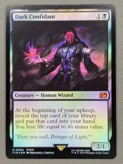 MTG Dark Confidant Final Fantasy FOIL 94 NM - Image 2