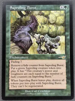 Saproling Burst - MTG Nemesis - NM - Image 1