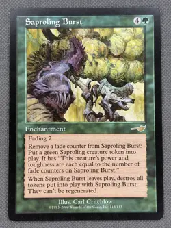 Saproling Burst - MTG Nemesis - NM - Image 2