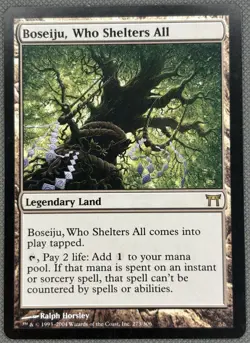 MTG - Boseiju, Who Shelters All Champions of Kamigawa - Near Mint - Image 1