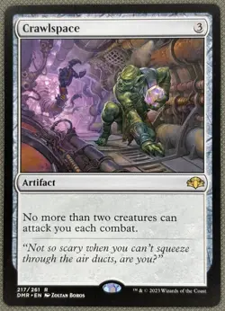 Mint/Near-Mint, English - 1 x MTG Crawlspace Dominaria Remastered - Image 1