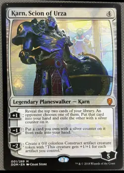 Karn, Scion of Urza Dominaria 2018 Expansion/Mythic #1 - Image 1