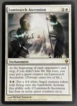 Luminarch Ascension NM Zendikar 2009 Expansion/Rare #25 - Image 1