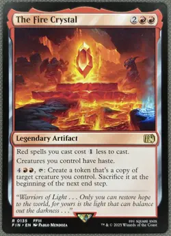 1x The Fire Crystal Final Fantasy * MTG * NM * - Image 1
