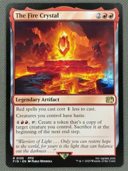 1x The Fire Crystal Final Fantasy * MTG * NM * - Image 2