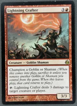 LIGHTNING CRAFTER Morningtide NM Near Mint Magic The Gathering MTG - Image 1
