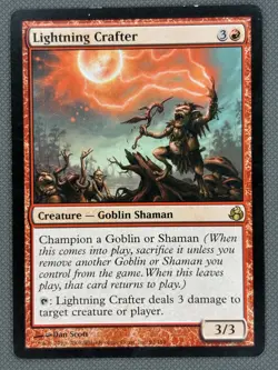 LIGHTNING CRAFTER Morningtide NM Near Mint Magic The Gathering MTG - Image 2