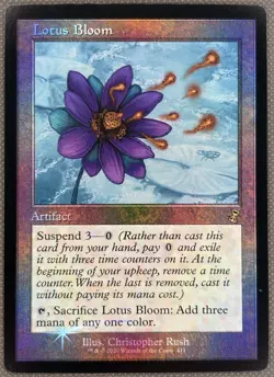 Magic MTG Launch Party & Release Event Promos Lotus Bloom #411 Promo Foil TCG - Image 1