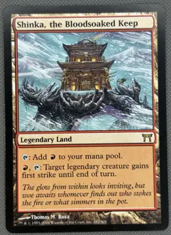 1x Shinka, the Bloodsoaked Keep [NM], Champions of Kamigawa - Image 1