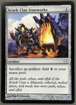 Krark-Clan Ironworks NM #134/165 Uncommon - MTG Magic: Fifth Dawn - Image 1