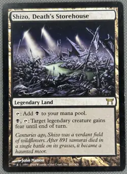 Shizo, Death's Storehouse NM Near-Mint, English - 1 x MTG Champions of Kamigaw - Image 1