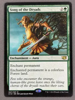Song of the Dryads nm Commander 2014 Magic the Gathering - Image 2