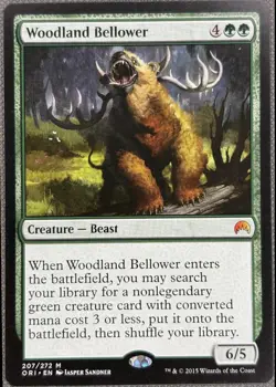 Woodland Bellower Magic Origins 2015 Core/Mythic #207 - Image 1