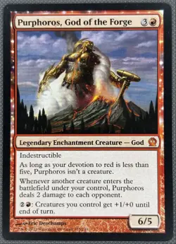 Purphoros, God of the Forge NM Theros 2013 Expansion/Mythic #135 - Image 1