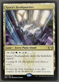 Spara's Headquarters NM Streets of New Capenna 2022 Expansion/Rare #257 - Image 1