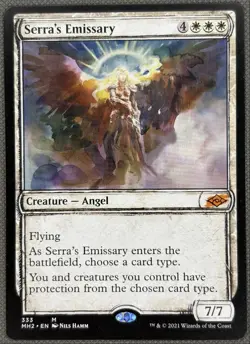 Serra's Emissary (Showcase) NM Modern Horizons 2 2021 Draft_Innovation/Mythic - Image 1