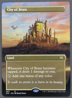 City of Brass NM Double Masters 2022 2022 Masters/Rare #403 - Image 1