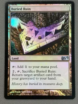 Buried Ruin FOIL [Magic 2012] Near Mint M12 - Image 2