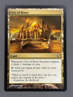 City of Brass Modern Masters Rare NM Magic: The Gathering 221 - Image 2