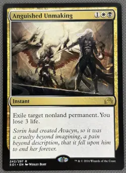 MTG Anguished Unmaking ** Shadows over Innistrad ** English NM - Image 1