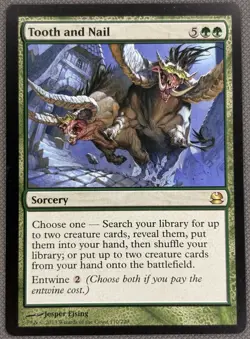 Tooth and Nail - Modern Masters - MTG Magic the Gathering - NM - Image 1