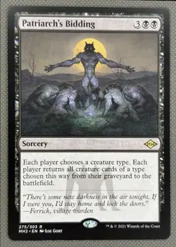 Patriarch's Bidding Modern Horizons 2 2021 Draft_Innovation/Rare #275 - Image 1
