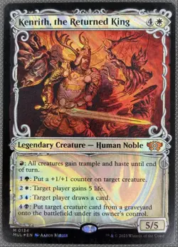 Kenrith, the Returned King Halo Foil NM Multiverse Legends 2023 - Image 1