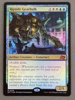 MTG - Riptide Gearhulk - #219 - Aetherdrift - NM Foil - Image 2